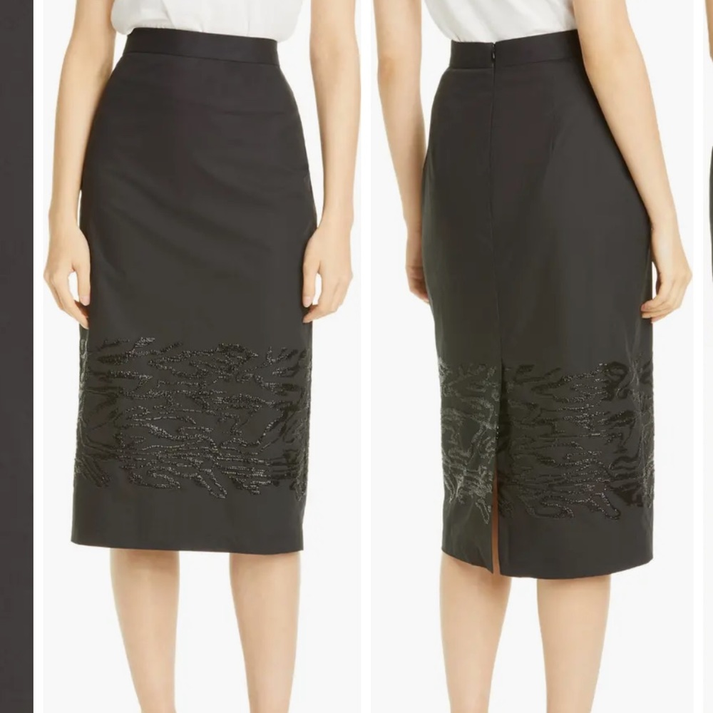 RACHEL COMEY black sequin Eros skirt